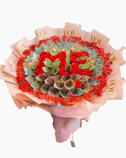 Hoa Tiền: Bó Hoa Tiền Mix Hoa Chữ Mẹ - BT18 - Hoa tặng mẹ | Flosa