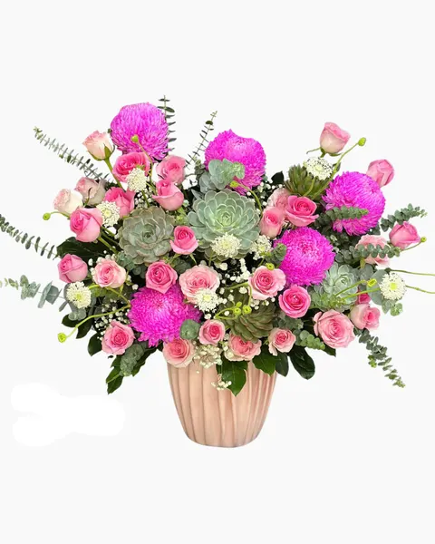 Hộp Hoa Tươi: Hộp Hoa Sắc Hồng-HH75 | Flosa