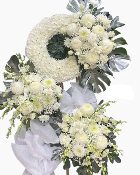Hoa Chia Buồn: Đôi Cánh Hoa Chia Xa  - HTL159 | Flosa