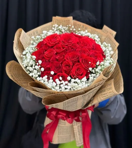 長形花束:  執念玫瑰花束 - 20/10 - HBT88 