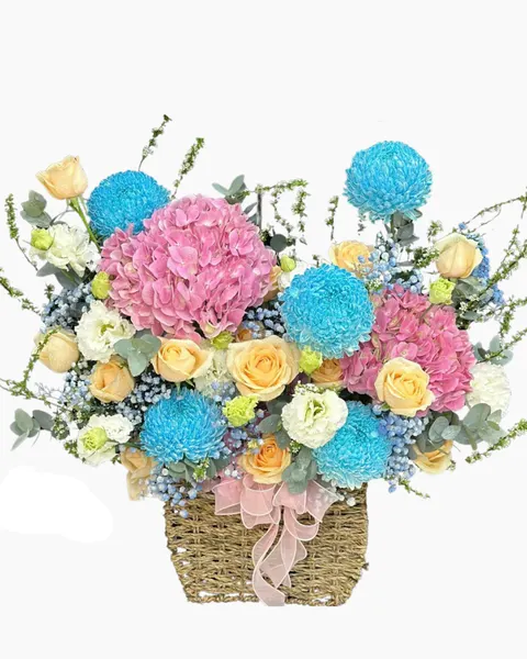 Giỏ Hoa Khai Trương: Bầu Trời Yêu Thương -HG80 | Flosa