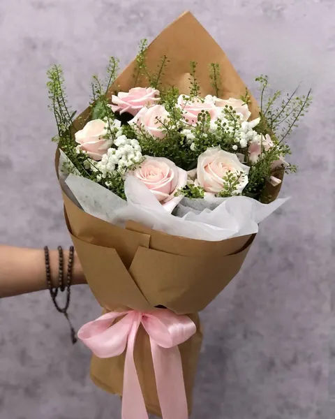 長形花束:  粉色玫瑰花束 - HBD238 - 11/20花 
