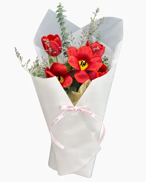 Hoa Bó Dài: Bó Hoa TULIP Xinh  - HBD352 | Flosa