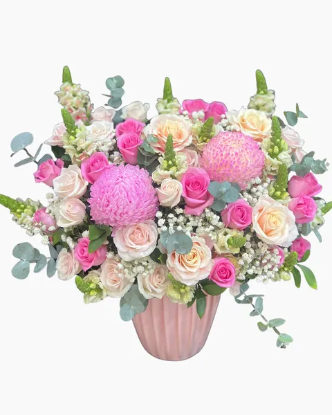 Hộp Hoa Tươi: Hộp Hoa Hồng Nhung - HH134 | Flosa