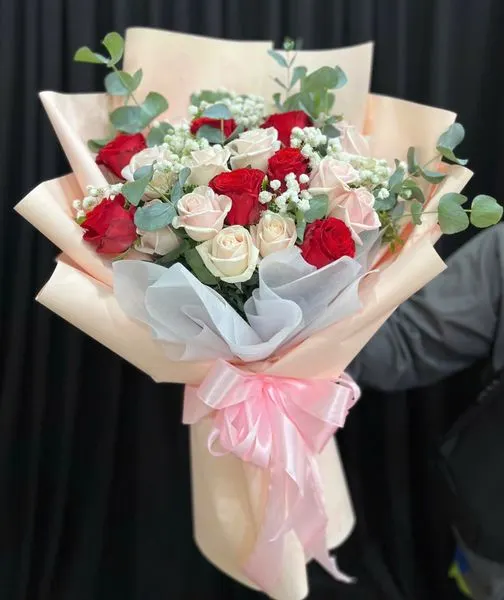 長形花束:  溫柔花束 - HBD341 