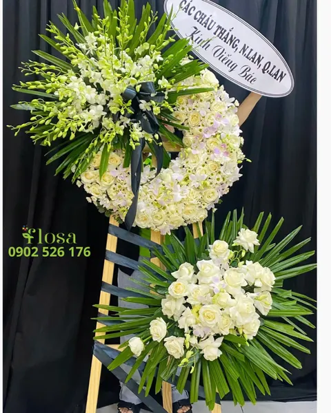 Hoa Chia Buồn: Vòng Nhạc Chia Ly - HTL172 | Flosa