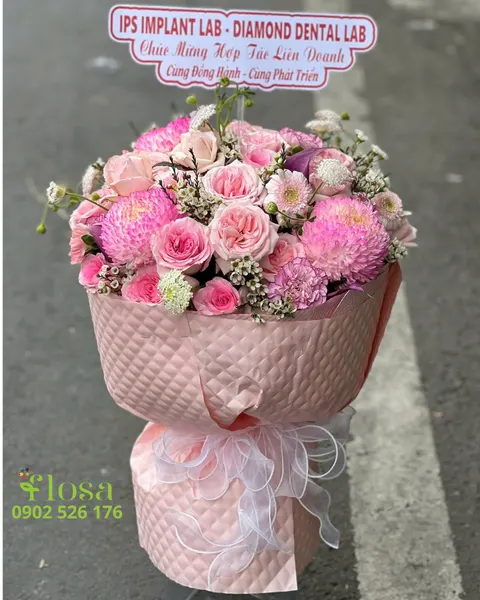 Hoa Bó Tròn: Bó Hoa Hồng Búp - HBT106 | Flosa