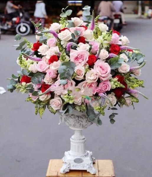 花瓶花:  幸福花瓶 - HCB37 - 春節花 