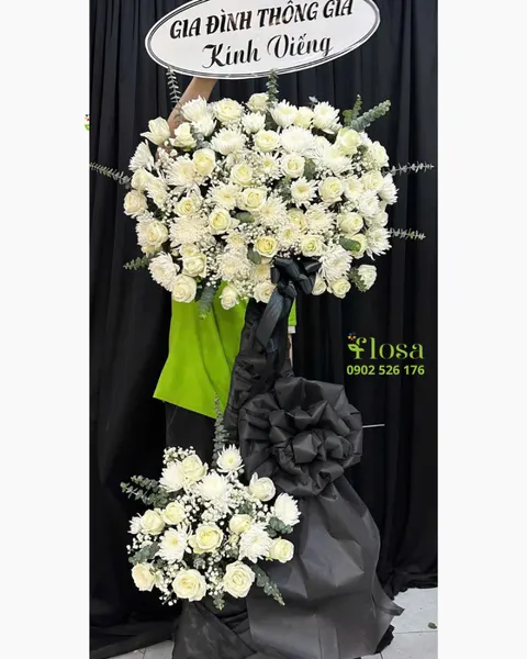 Hoa Chia Buồn: Thành Kính Tiễn Đưa - HTL169 | Flosa