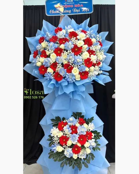 Hoa Chúc Mừng: Kệ Hoa Đại Dương  - HCM76 | Flosa