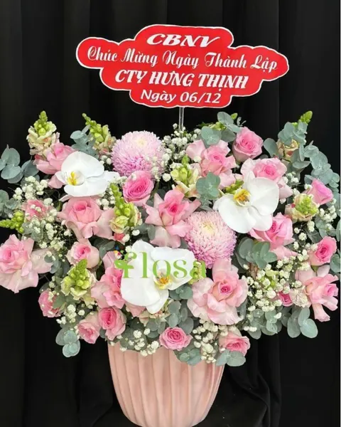 Hộp Hoa Tươi: Hộp Hoa Thịnh Vượng Bền Vững-HH72 | Flosa