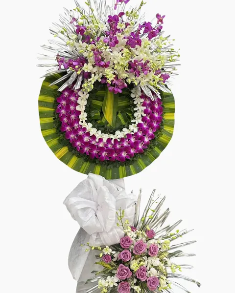 Hoa Chia Buồn: Vòng Hoa Gĩa Từ - HTL171 | Flosa