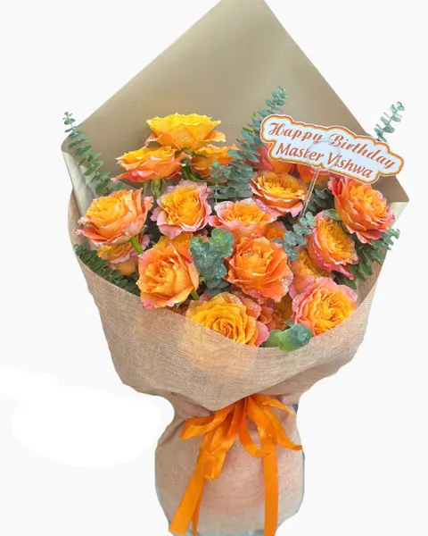 Bó Cam Nồng Cháy - HBD325