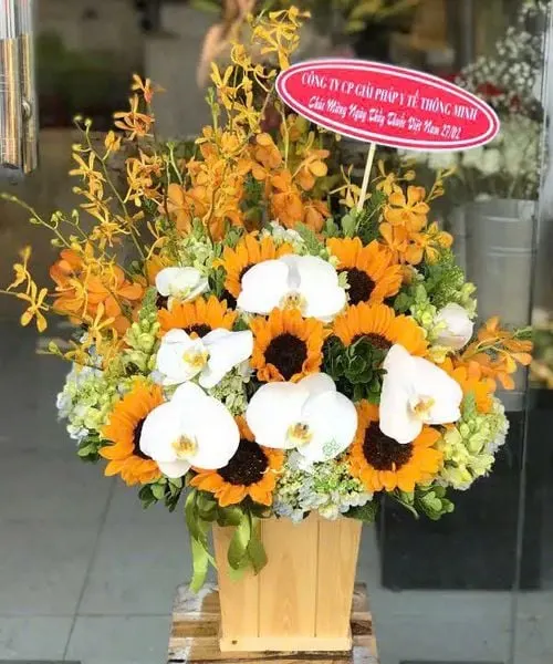 Hoa Kỷ Niệm: Hộp Hoa Good Vibes - HCH108 | Flosa