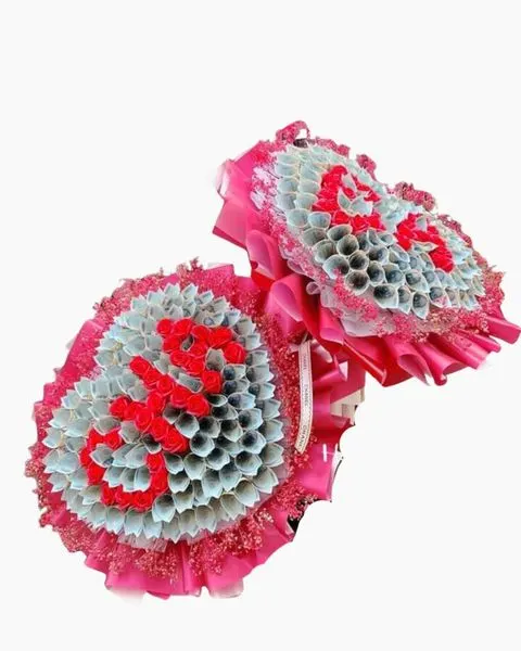 Hoa Tiền: Bó Hoa Tiền 20k Mix Hoa Chữ - BT16 | Flosa