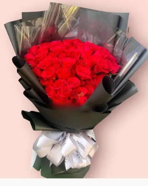 Hoa Bó Dài: Đỏ Nồng Nàn - HBD139 - Hoa Hồng 20/10 | Flosa