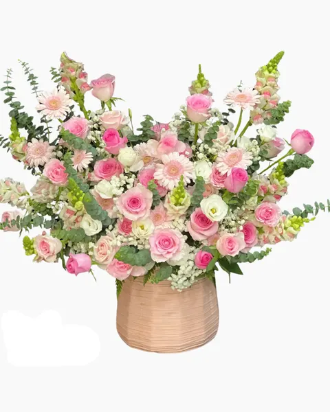 Hộp Hoa Tươi: Hộp Hoa Ánh Hồng- HH104 | Flosa