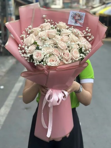 長形花束:  閃亮花束 - HBD348 