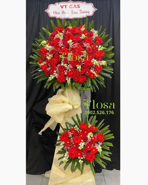Hoa Chúc Mừng: Kệ Hoa Thịnh Vượng - HCM91 | Flosa