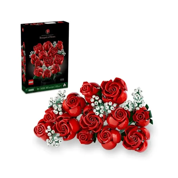 Rose Bouquet Building Toy LEGO BOTANICALS 10328 (822 pieces)