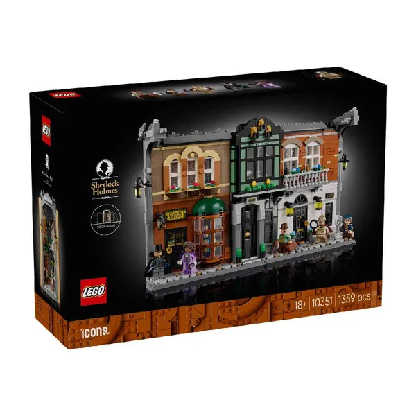 LEGO Và Đồ Chơi Thông Minh: Đồ Chơi Lắp Ráp Phố Baker - Sherlock Holmes LEGO ICONS 10351 (1359 chi tiết) (ảnh 1) | Flosa