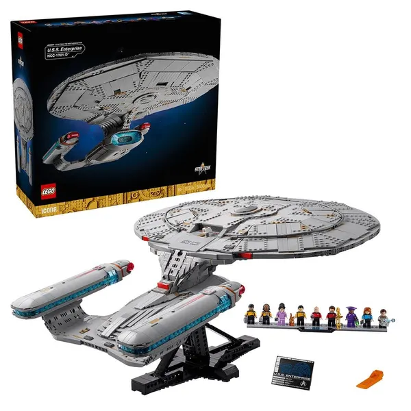 Đồ Chơi Star Trek: Tàu Vũ Trụ U.S.S. Enterprise NCC-1701-D LEGO ICONS 10356 (3600 chi tiết)