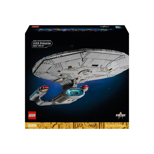 LEGO Và Đồ Chơi Thông Minh: Đồ Chơi Star Trek: Tàu Vũ Trụ U.S.S. Enterprise NCC-1701-D LEGO ICONS 10356 (3600 chi tiết) (ảnh 1) | Flosa