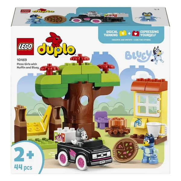 LEGO und Lernspielzeug:  LEGO DUPLO Muffin und Blueys Pizza-Spiel Bausatz 10469 (44 Teile) 