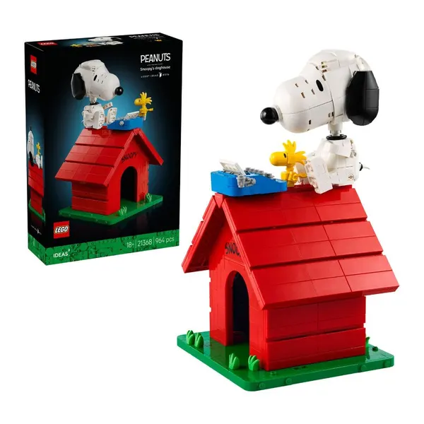 Peanuts Building Toy: Cute Snoopy House LEGO IDEAS 21368 (964 pieces)