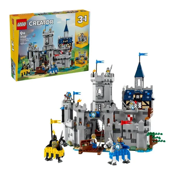 LEGO Và Đồ Chơi Thông Minh: Đồ Chơi Lắp Ráp Lâu Đài Trung Cổ Của Kỵ Sĩ LEGO CREATOR 31168 (1371 chi tiết) (ảnh 1) | Flosa