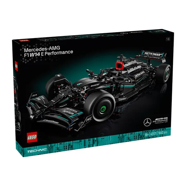 LEGO and Smart Toys:  Building Toy Supercar Mercedes F1 LEGO TECHNIC 42171 (1642 pieces) 