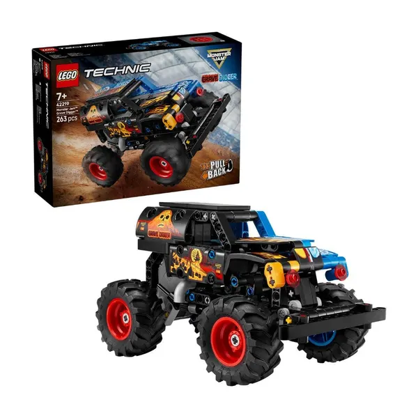 Đồ Chơi Lắp Ráp Monster Jam Grave Digger Lửa Và Băng LEGO TECHNIC 42219