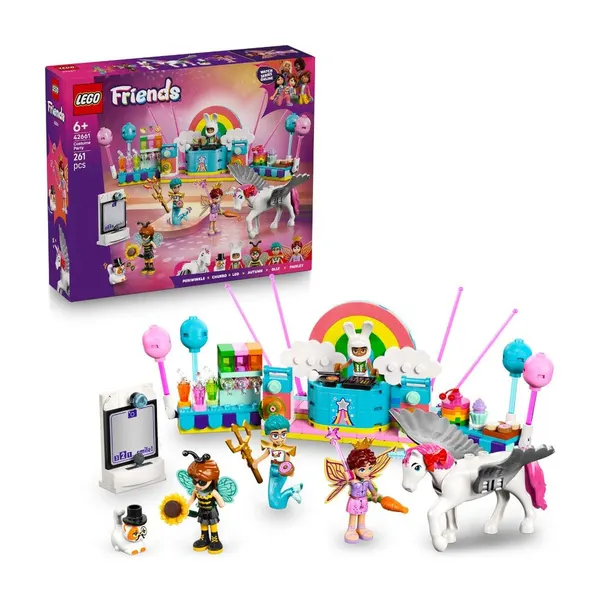 Đồ Chơi Lắp Ráp Tiệc Hóa Trang Chủ Đề Kỳ Lân Và Tiên LEGO FRIENDS 42661 (261 chi tiết)