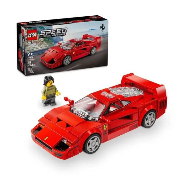 LEGO SPEED CHAMPIONS 76934 Ferrari F40 Sports Car Building Toy