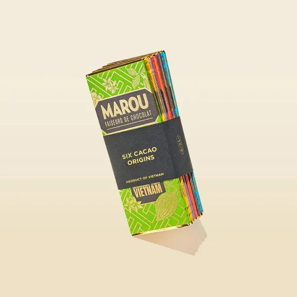 Socola Maison Marou: Set 6X24G Thanh Socola Mini Dòng Single Origin Marou (ảnh 1) | Flosa