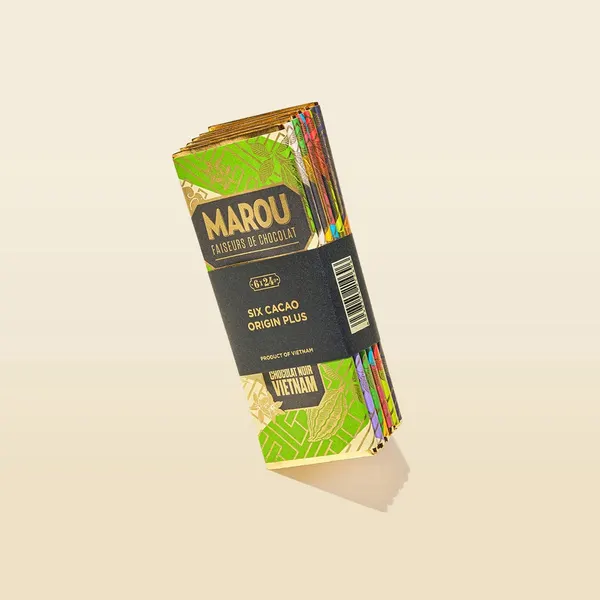 Socola Maison Marou: Set 6 Thanh Socola Mini Hương Vị Việt 24G Marou (ảnh 1) | Flosa