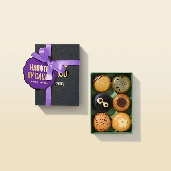 Macaron Hộp 6 Bánh Marou - Phiên Bản Halloween