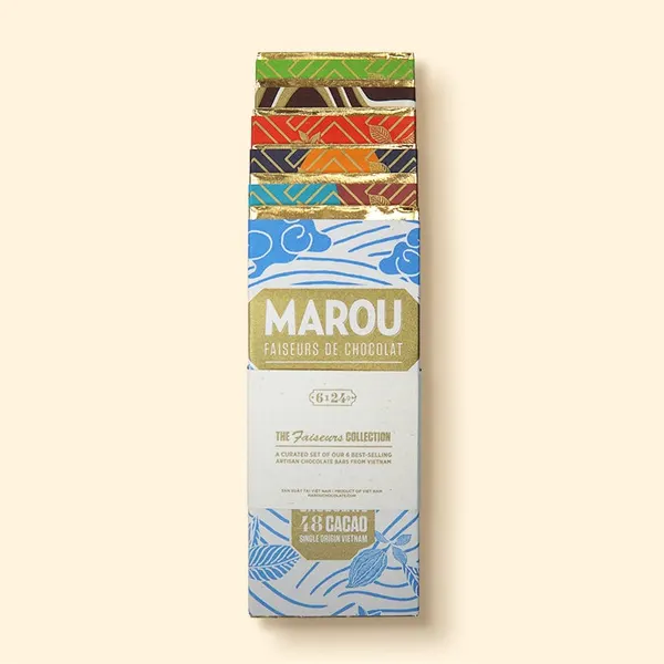 Socola Maison Marou: Bộ 6 Thanh 24G: The Faiseurs Collection Marou | Flosa