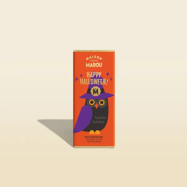 Thanh Socola Sữa 48% Cacao Mini Marou - Phiên Bản Halloween