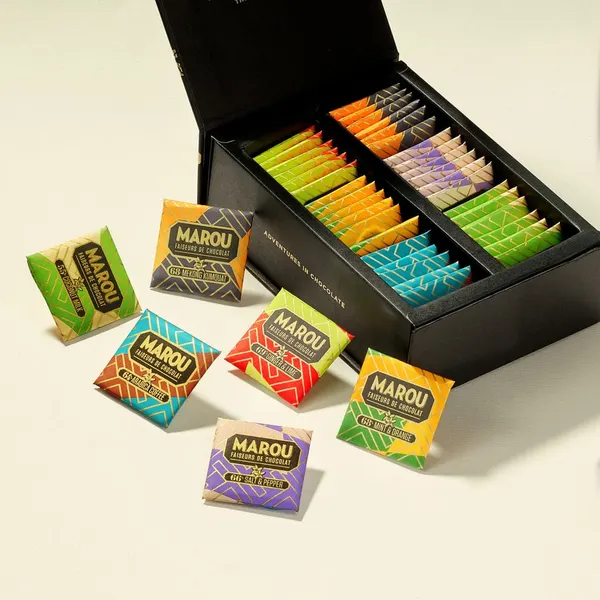 Socola Maison Marou: Hộp Quà Socola Hương Vị Việt Napolitain Hộp 36 Miếng Marou (ảnh 1) | Flosa