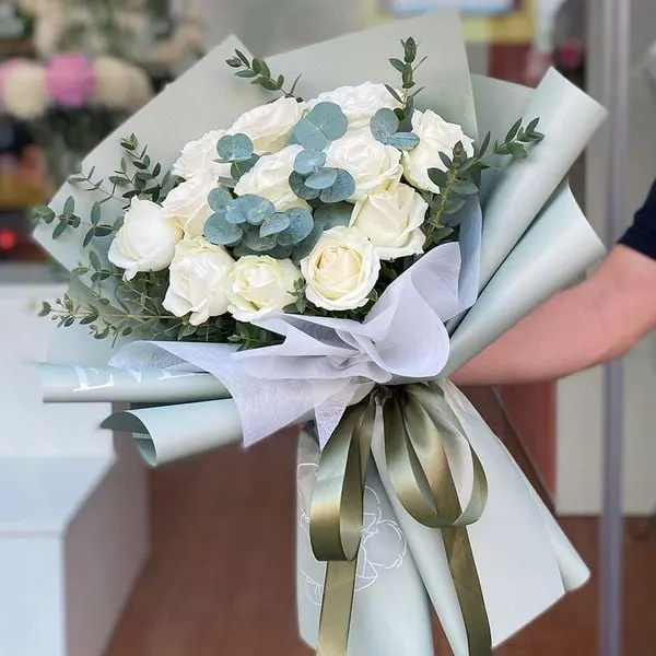 Hoa mẫu đơn xanh
