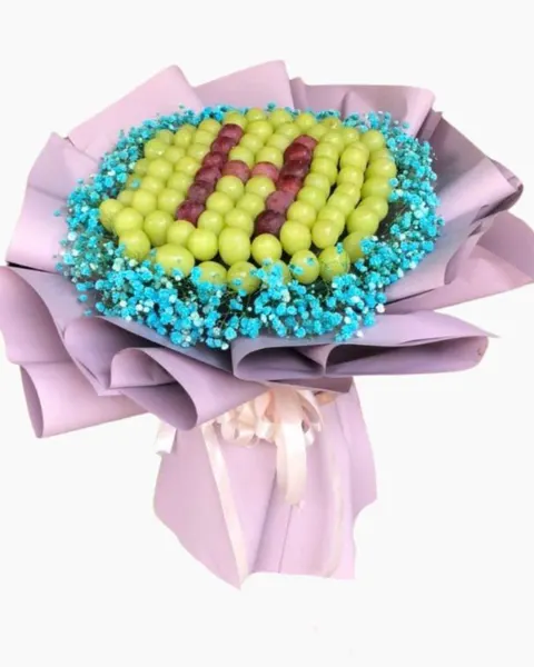 Engraved Name Grape Bouquet - TC42