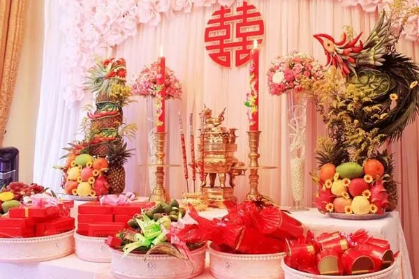 Ý nghĩa của bàn gia tiên đám cưới là gì?