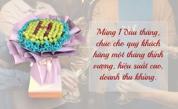 Gửi tặng lời chúc đầu tháng cho đối tác để cảm ơn những tin tưởng trong thời gian vừa qua