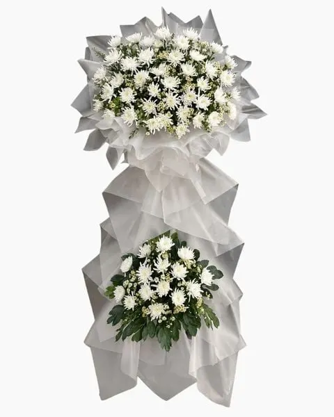 Vòng Hoa Bạch Cúc Vĩnh Tâm - HTL203 