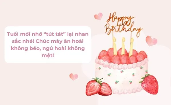 Câu chúc mừng sinh nhật người bạn thân đơn giản nhưng đầy ý nghĩa