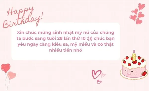 Chúc mừng sinh nhật với những câu chúc vui nhộn khiến cả ngày thêm đáng nhớ