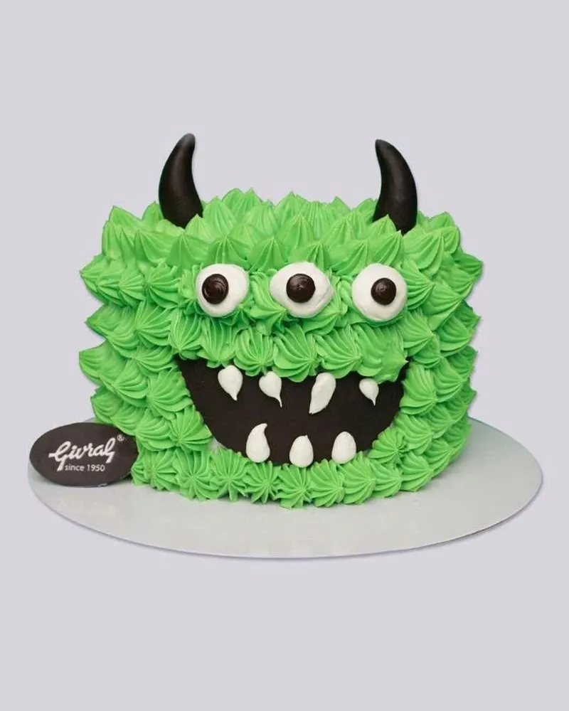  Givral Halloween-Torte Dreiäugiges Monster 