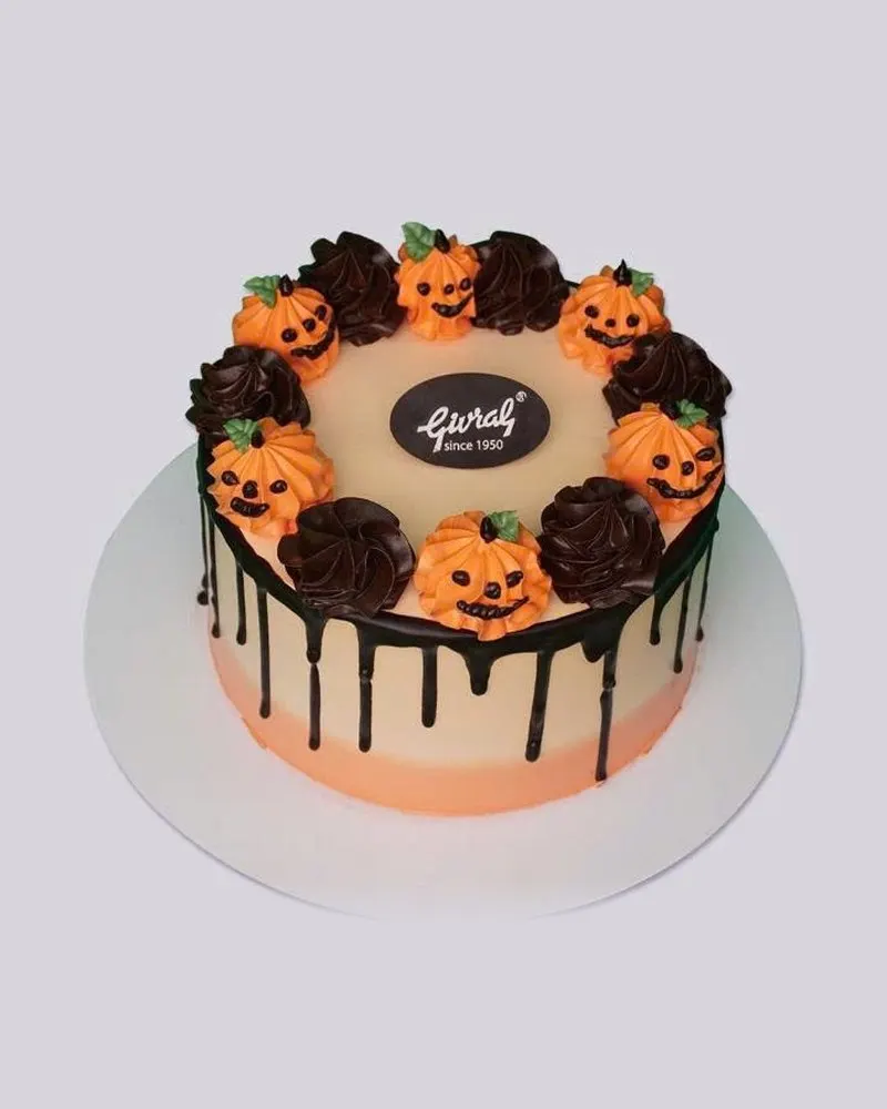  Givral ハロウィンケーキ かぼちゃとチョコドリップ 