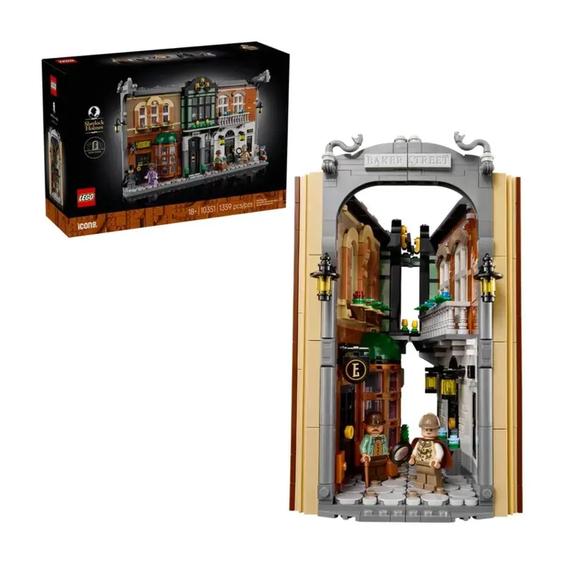  Đồ Chơi Lắp Ráp Phố Baker - Sherlock Holmes LEGO ICONS 10351 (1359 chi tiết) 